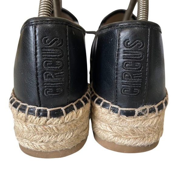 Circus by Sam Edelman Black Espadrille Platform Slip-Ons - Picture 5 of 9